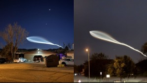 ¿Viene de otro mundo? Extraña figura luminosa en los cielos parecida a un cometa se viraliza en las redes