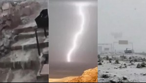 Alerta meteorológica por lluvias fuertes en Antofagasta: Podrían caer hasta 40 mm de agua en total