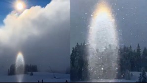 ¿Portal a otra dimensión? El hermoso fenómeno solar que sorprendió a turistas