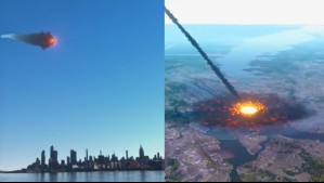 Una simulación muestra cómo sería la colisión del asteroide 2024 YR4 contra la Tierra: Así se ve en 3D