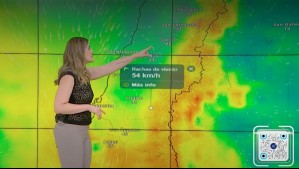Lluvia y vientos de hasta 70 km/h alcanzarán la zona central: Así avanzará este sistema frontal este miércoles