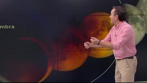 A esta hora se verá el eclipse lunar total desde Chile: Alejandro Sepúlveda explica cómo se producirá la Luna de Sangre