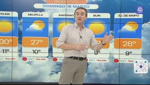 'Comienza el ascenso de temperaturas': Este es el pronóstico de Alejandro Sepúlveda para este domingo 'Comienza el ascenso de temperaturas': Este es el pronóstico de Alejandro Sepúlveda para este domingo
