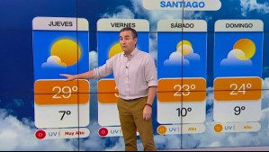 'Carrusel de temperaturas': Volverá a subir la máxima este viernes en Santiago