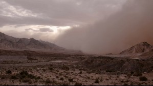 Hasta 100 km/h: Alerta en esta región por viento fuerte con desarrollo de tormentas de arena