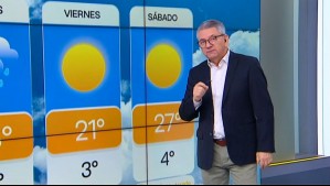 'Hay que estar precavidos': 'Las primeras gotas' caerán en Santiago al final de este miércoles de bajas temperaturas