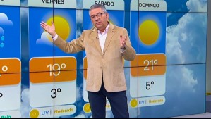 'Estará concentrada en la mañana': Jaime Leyton pronostica un jueves invernal para Santiago