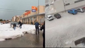 'Es como un río de hielo': Granizada extrema en España 'Es como un río de hielo': Granizada extrema en España