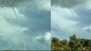 'Vientos entre 105 y 137 km/h': Así se captó el primer tornado de la temporada 2025 en Biobío