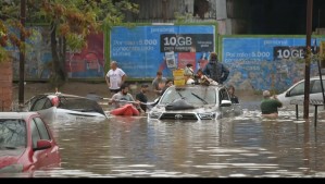 '400 mm en 24 horas': Emergencia por lluvias en Buenos Aires con caída de impresionante granizada