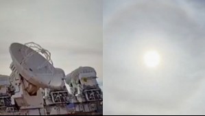Captan impresionante halo solar en medio de las antenas del Observatorio ALMA: 'Nada va a pasar'