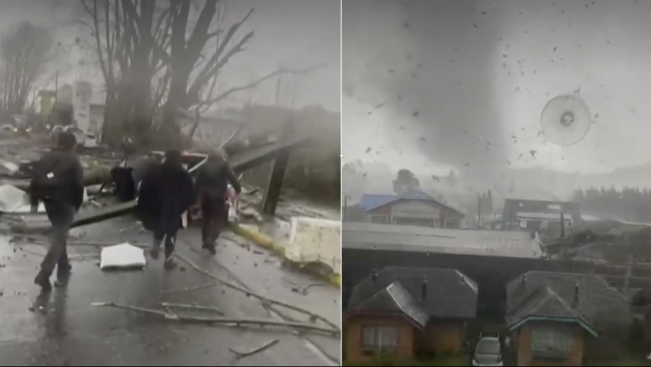 Impacto devastador del tornado en el sur de Chile