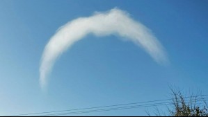 Captan una extraña 'nube herradura' en Valparaíso: Así es cómo se forma este llamativo fenómeno