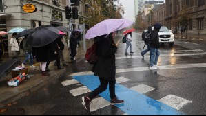 'Evento más de lo normal': Modelo europeo proyecta más de 20 mm de lluvia para Santiago para este día