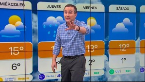 'Lluvia constante' y vientos de hasta 40 km/h para este jueves en Santiago: Revisa el pronóstico de Alejandro Sepúlveda