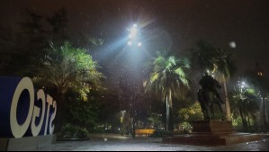 En este momento del lunes lloverá con más intensidad en Valparaíso, Región Metropolitana y O'Higgins: Hasta 40 mm