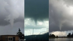 'Es la fase previa de un tornado': Captan impactantes nubes embudo sobre dos localidades de O'Higgins