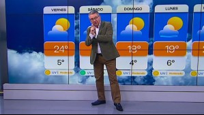 'Cae la temperatura máxima y se corta la ola de calor': El pronóstico de Jaime Leyton para este sábado en Santiago 'Cae la temperatura máxima y se corta la ola de calor': El pronóstico de Jaime Leyton para este sábado en Santiago