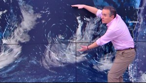 'Familia de sistemas frontales' alcanzaría a Santiago la próxima semana: 'Hay una zona de formación de precipitaciones'