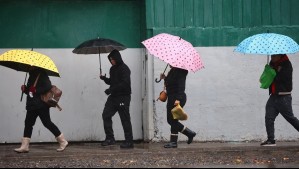 Precipitaciones en ocho regiones a partir de esta noche: 'Algunos sectores se mantendrá con chubascos hasta el sábado'