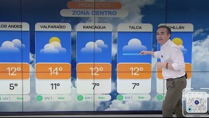 'Toda la zona central amanecerá con cielo encapotao y probabilidad de lloviznas': Pronóstico para este viernes 'Toda la zona central amanecerá con cielo encapotao y probabilidad de lloviznas': Pronóstico para este viernes