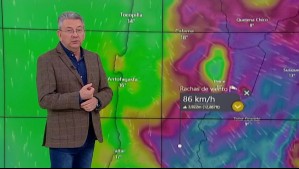 'Es un verdadero temporal de viento': Expertos de Megatiempo alertan por efectos de baja segregada en la zona norte 'Es un verdadero temporal de viento': Expertos de Megatiempo alertan por efectos de baja segregada en la zona norte