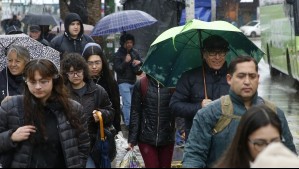 Este será el momento de 'mayor intensidad' de las lluvias que se vienen para la zona central: 'Será de corta duración'