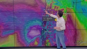 En estos sectores el viento superará los 120 km/h entre sábado y domingo: Acumularán mucha agua en pocas horas