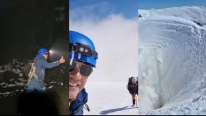 Registran su ascenso en video: Así fue la travesía de dos amigos hasta el cráter del volcán Villarrica Registran su ascenso en video: Así fue la travesía de dos amigos hasta el cráter del volcán Villarrica