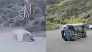 'Se lo llevó el viento': Potente racha volcó un vehículo estacionado en un mirador de Torres del Paine 'Se lo llevó el viento': Potente racha volcó un vehículo estacionado en un mirador de Torres del Paine