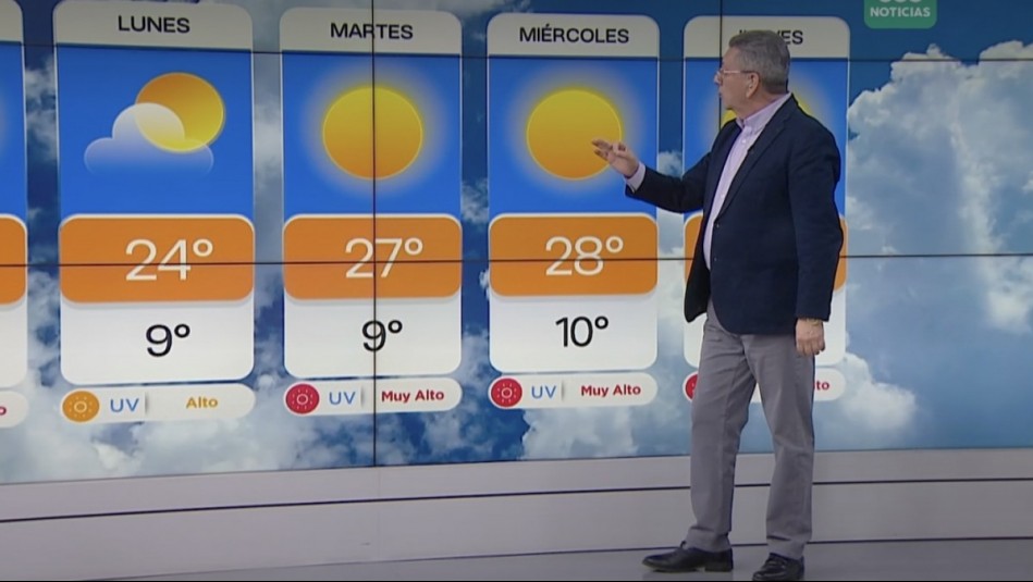 Sin ola de calor, pero hasta los 31°C: Jaime Leyton revela cuál será el día más caluroso de la próxima semana en la RM