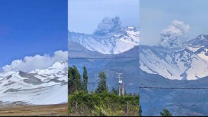 'El día más activo desde que está en alerta amarilla': Reportan nuevos pulsos de cenizas en el complejo Planchón Peteroa