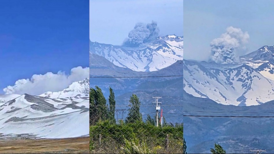 "El día más activo desde que está en alerta amarilla": Reportan nuevos pulsos de cenizas en el complejo Planchón Peteroa