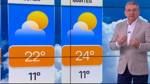 'Comienza a aumentar la temperatura máxima': Un sábado soleado pronostica Jaime Leyton para Santiago 'Comienza a aumentar la temperatura máxima': Un sábado soleado pronostica Jaime Leyton para Santiago