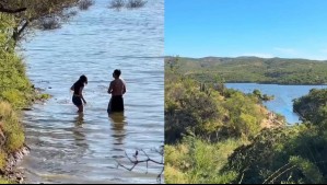 Embalse Poza Azul, a una hora y media de Santiago y gratis: 'Aquí no están permitidos los parlantes'