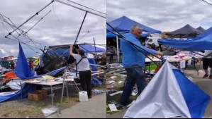 Reportan 'remolino' en Puerto Montt: Activan aviso por nubes convectivas con características tornádicas en 4 regiones