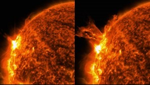 La NASA captura una llamarada que 'explota' desde el Sol: Alerta por tormenta geomagnética prevista para estos días