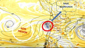 'Nueva baja segregada moderará las temperaturas': Todos estos fenómenos afectarán a Chile esta semana