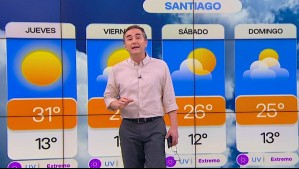 'El calor se irá atenuando en la medida que llegue el fin de semana': Baja la temperatura en Santiago este viernes