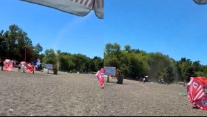 Captan un remolino de polvo en Villarrica: Registran 'temperaturas máximas de 30 grados y más' en estas ciudades