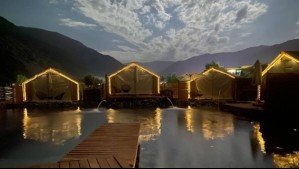 Lagunas ecológicas, tinajas y terrazas privadas: Así luce el primer glamping del Cajón del Maipo