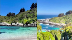 'Una de las playas más hermosas de Chile': El paraíso de aguas turquesas y arena blanca en la región de Valparaíso