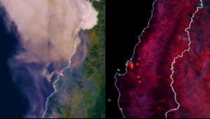 Incendios forestales vistos desde el espacio: El humo 'incluso alcanzó' esta región de la zona central
