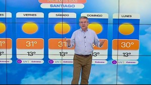'Se mantiene con cielos despejados': Desde este jueves estarán 'parejitas las temperaturas' en Santiago