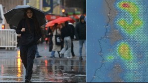 Precipitaciones en Santiago este domingo y lunes: Este es el rango horario en que llega la baja segregada