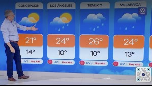 Pronóstico de Jaime Leyton para todo el país este martes: Calor en la zona central y lluvia para todas estas ciudades