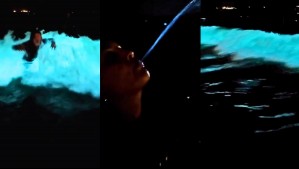 'El mar brillaba como las estrellas': Registran en video un espectáculo de olas bioluminiscentes en Bahía Inglesa