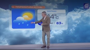 Jaime Leyton actualiza pronóstico para Santiago este domingo: 'Bruma, nubosidad y gotitas ocasionales'