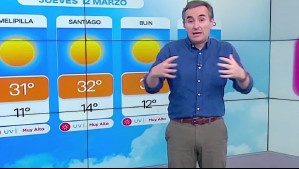 'El ambiente cada vez es más fresco': Pronóstico del tiempo de Alejandro Sepúlveda para este jueves 12 de marzo