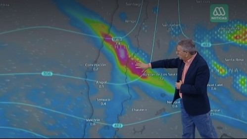 Potente temporal en el sur y sus efectos en Santiago: 'Hay que prestarle bastante atención' a partir de este momento